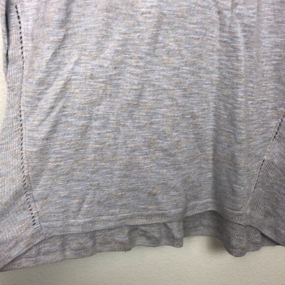 Vince XS Pastel Drop Shoulder Knit Circle Neck Top - Picture 6 of 16